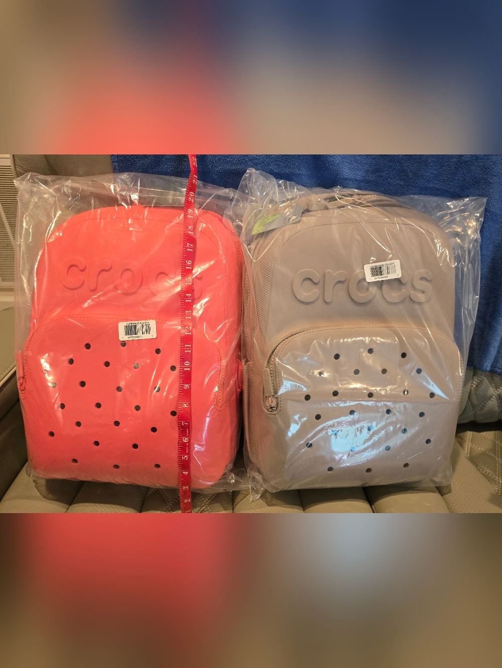 1-CROCS Backpack, Taupe OR Starfish, Price Is For 1 Backpack